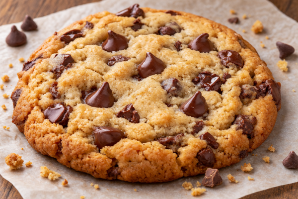 One Big Chocolate Chip Cookie